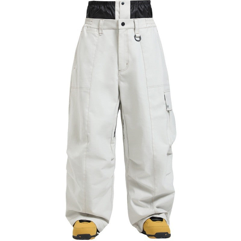 Pantalon de Ski Coupe Large et Coupe-Vent Unisexe – Hivernal Respirant