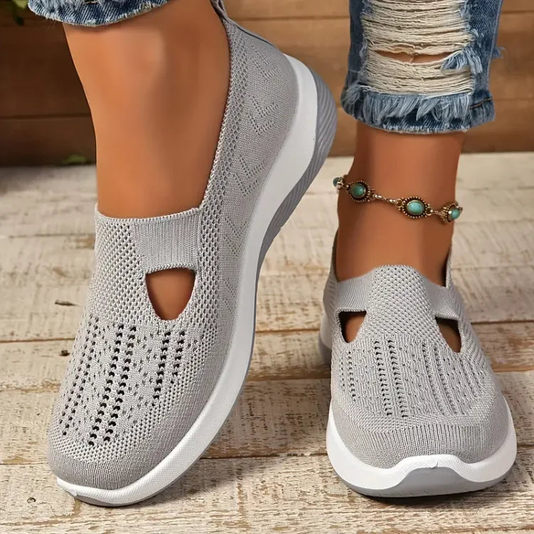 Chaussures confort femme slip-on – Respirantes avec semelle légère pour tous les jours
