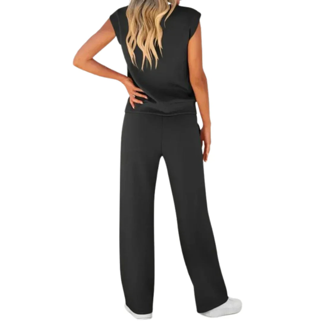 Women's Summer Relaxation Two-Piece Set - Soft and Comfortable