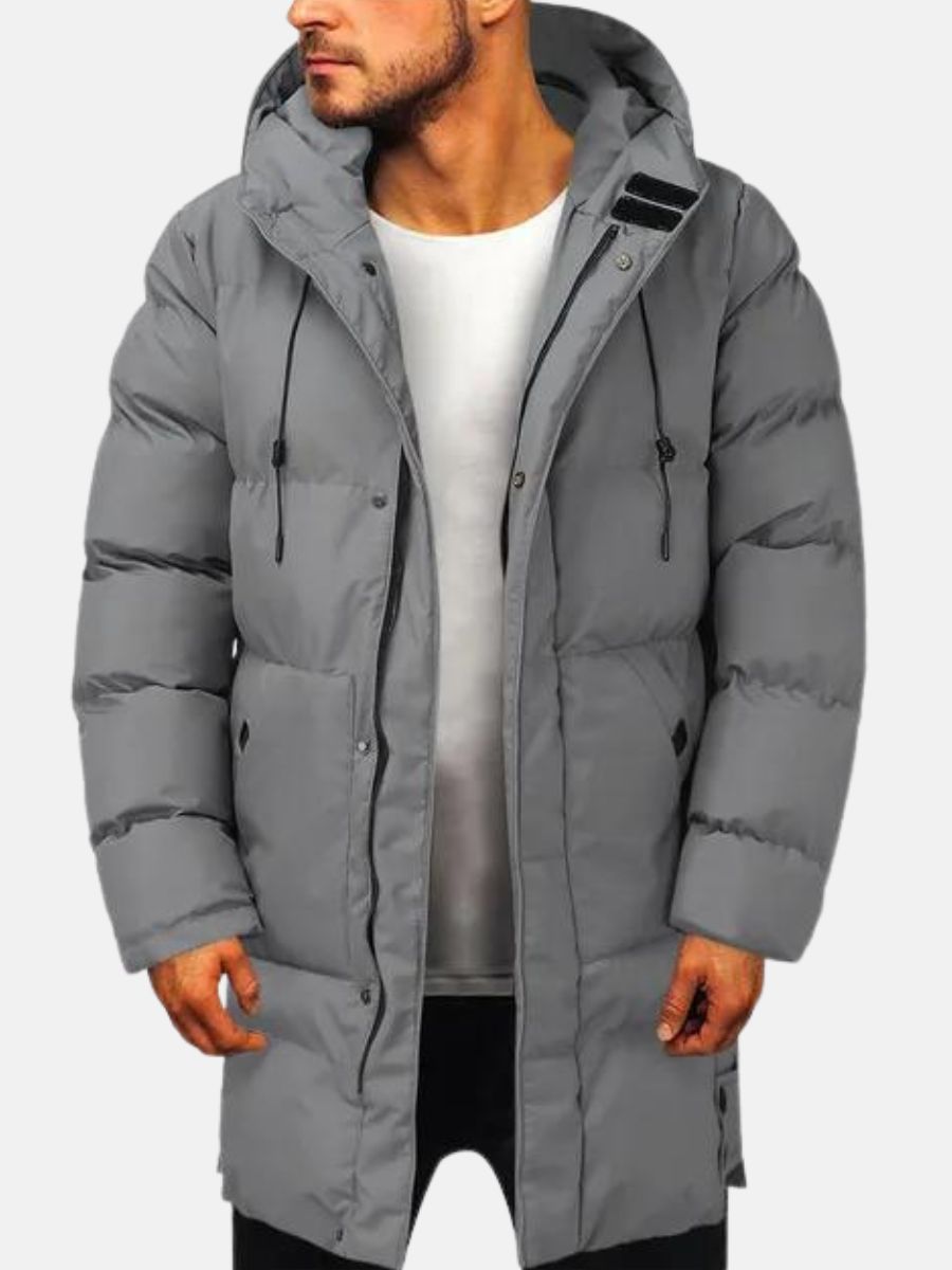 Parka Longue Élégante pour Homme – Veste Hiver Confortable