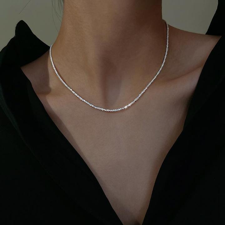 Parure de Colliers en Argent de Luxe