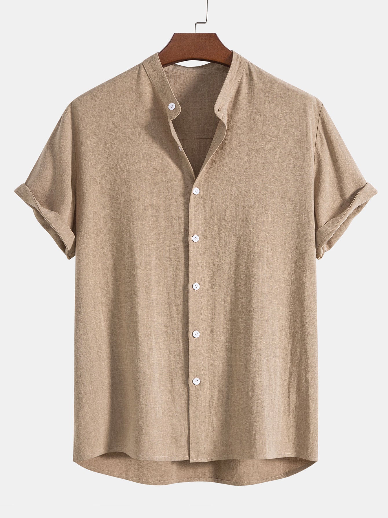 Ensemble Chemise Pantalon Été Décontracté Élégant en Lin Homme – Léger Respirant Deux Pièces Plage Décontractée