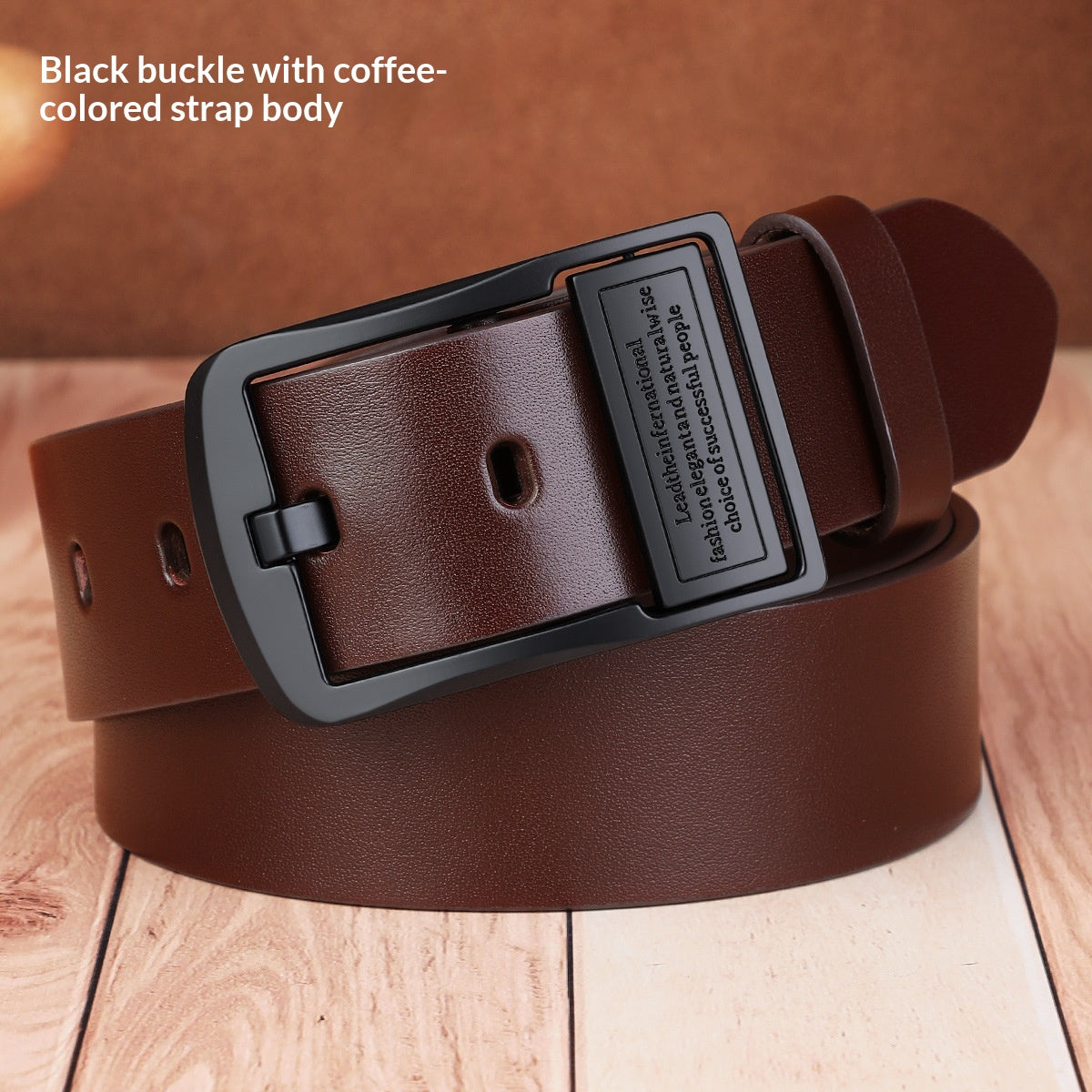 Versatile casual and business denim belt for men – Stylish everyday accessory