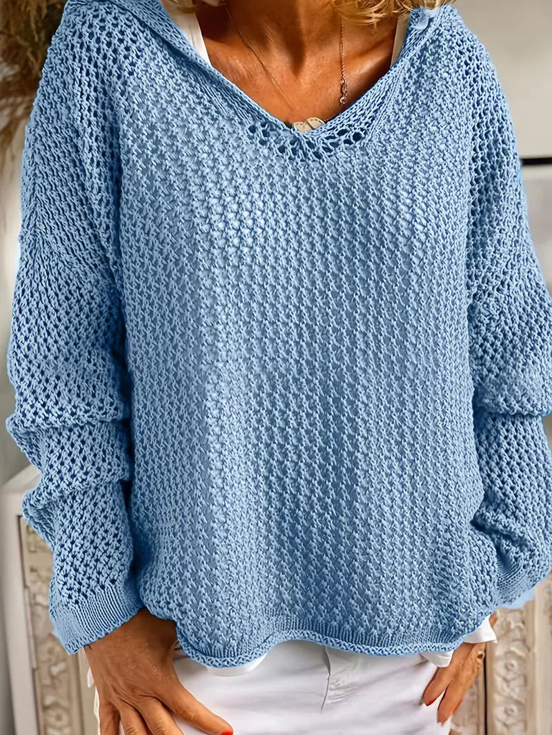 Sudadera oversize con capucha para mujer - Suave y casual