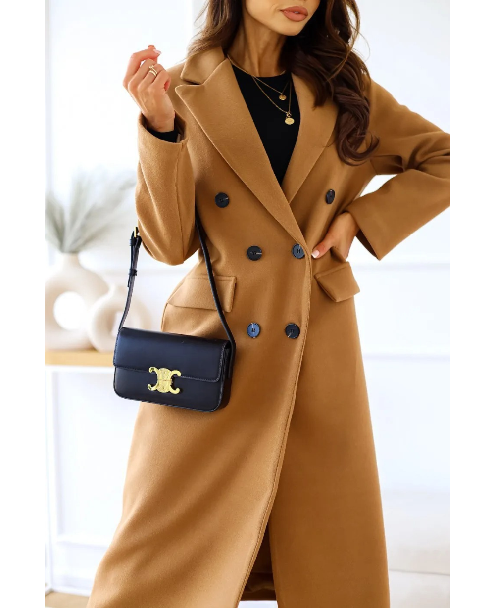Trench-Coat Long Ajusté pour Femme – Confort Élégant Automne Hiver