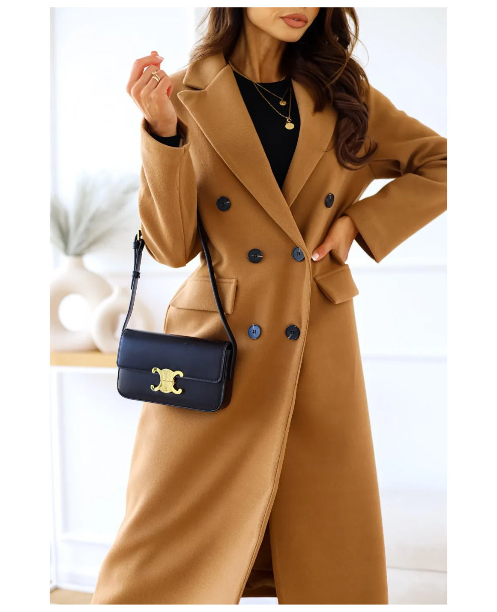 Trench-Coat Long Ajusté pour Femme – Confort Élégant Automne Hiver