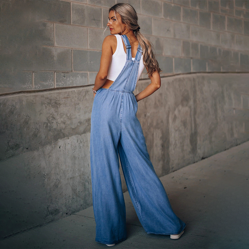Combinaison en jean pour femme