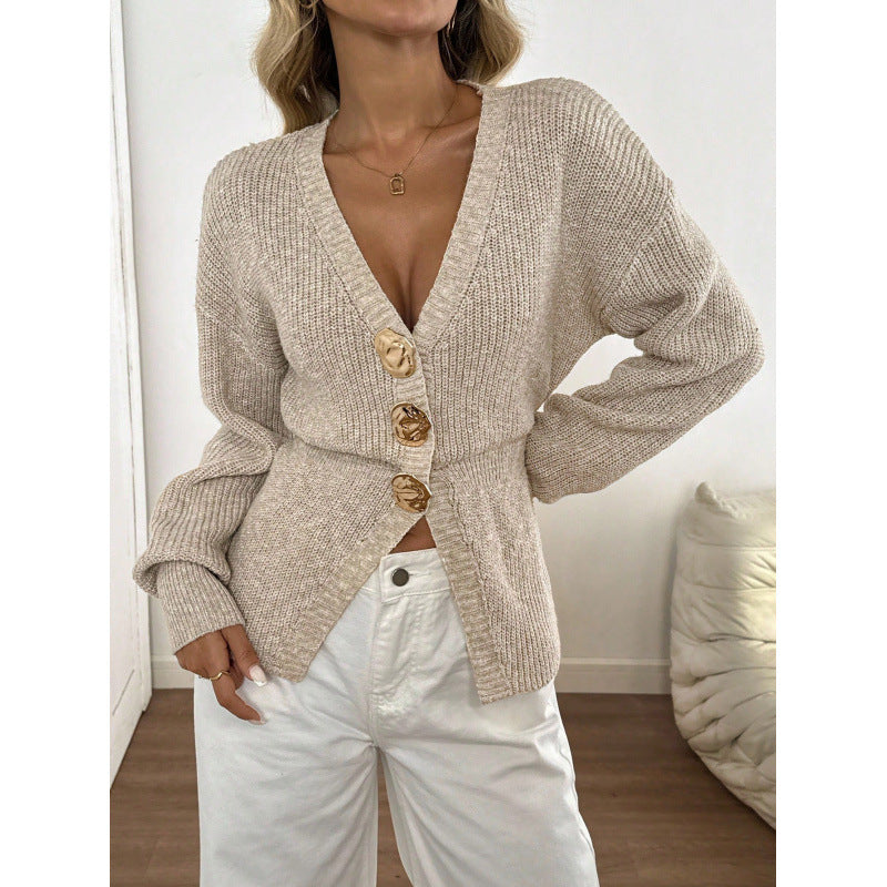 Pull minimaliste femme a col montant - Simple et chic