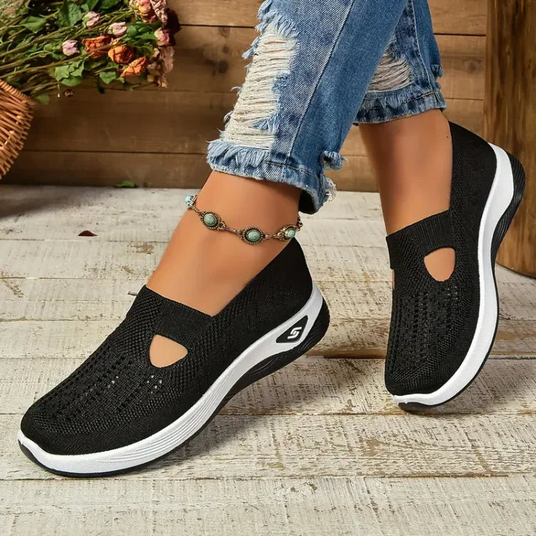 Chaussures confort femme slip-on – Respirantes avec semelle légère pour tous les jours