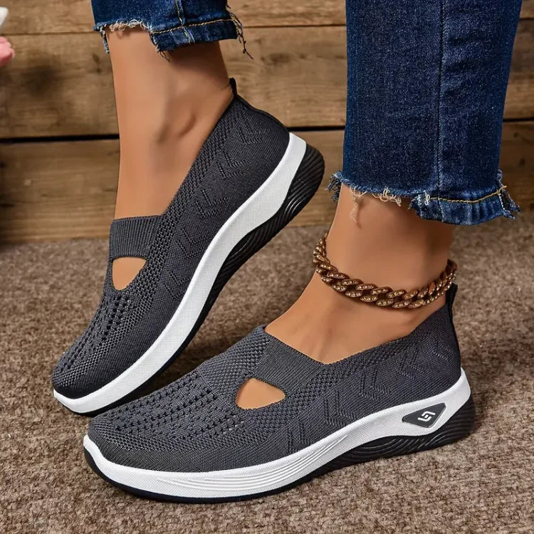 Chaussures confort femme slip-on – Respirantes avec semelle légère pour tous les jours