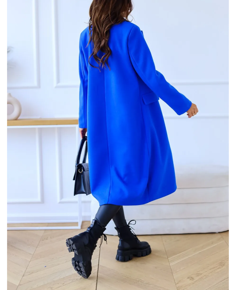 Trench-Coat Long Ajusté pour Femme – Confort Élégant Automne Hiver