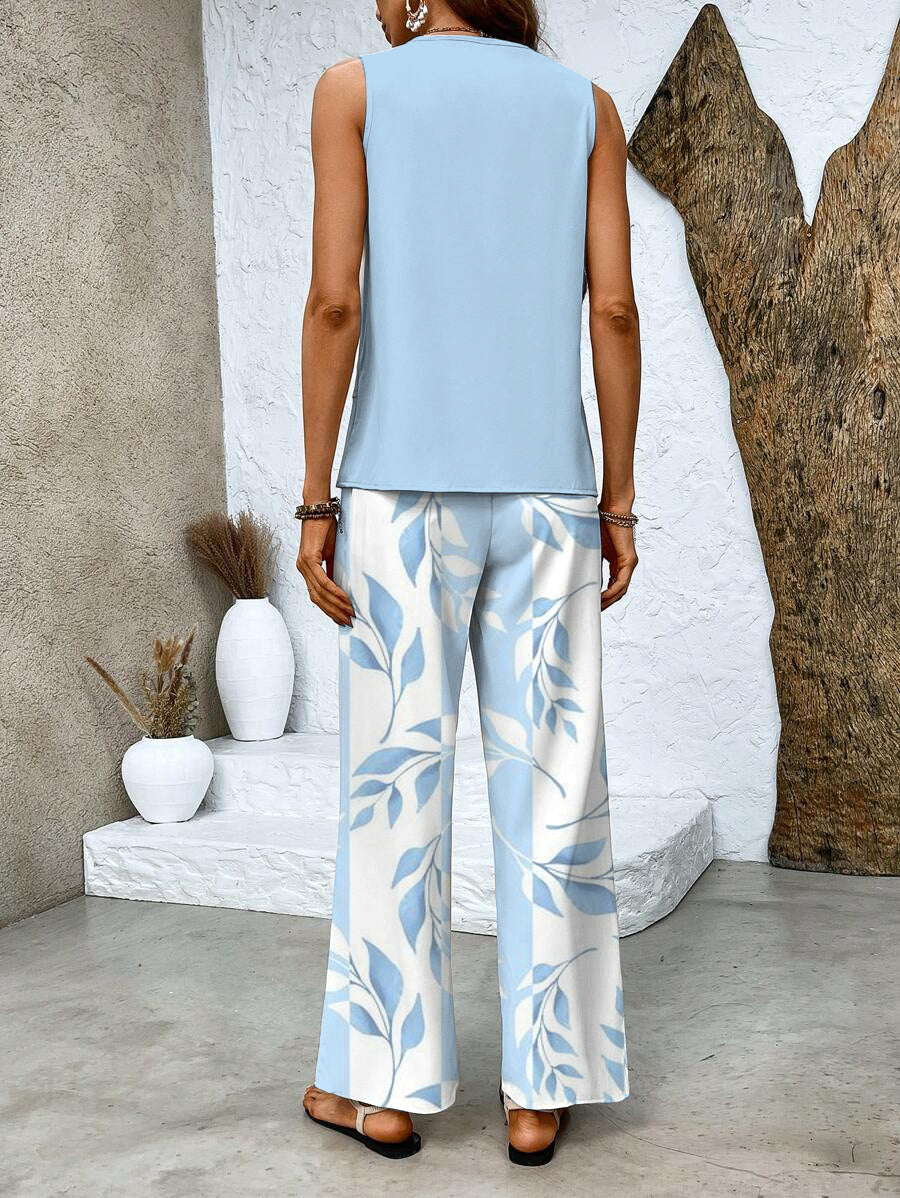 Ensemble 2 Pièces Élégant Décontracté Femme Été – Tendance, Polyvalent, Stylé