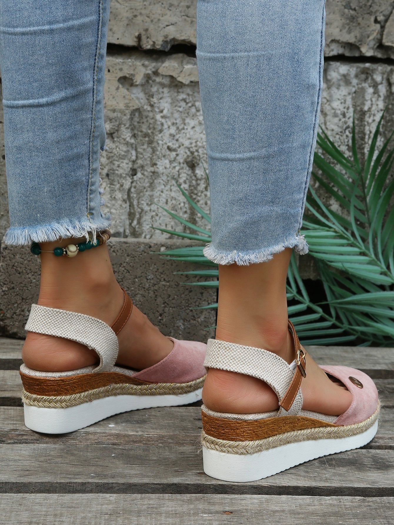 Chaussures Espadrilles Orthopédiques Élégantes Confortables à Bout Fermé pour Femmes – Chaussures d’Été de Soutien