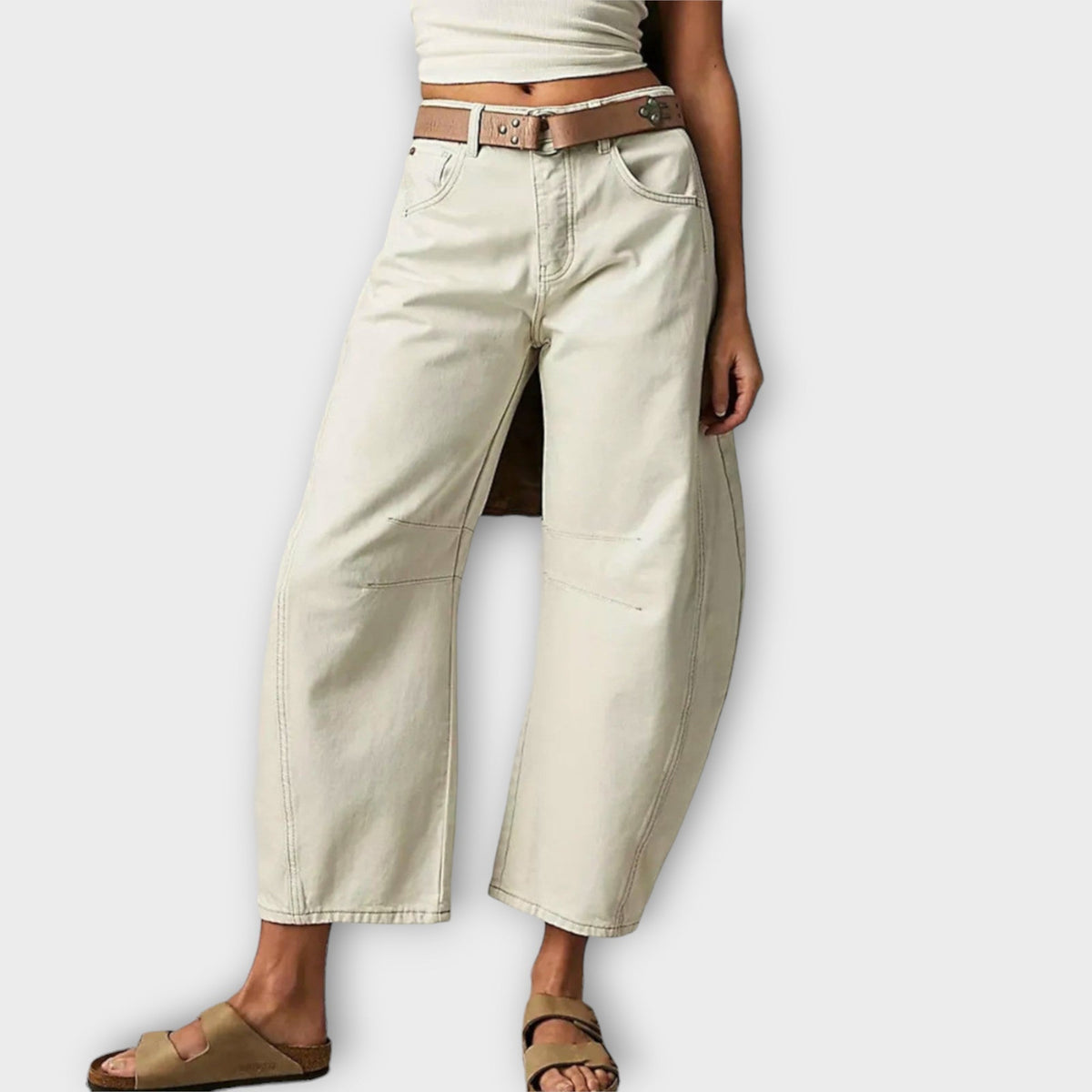 Jean Large Classique pour Femme