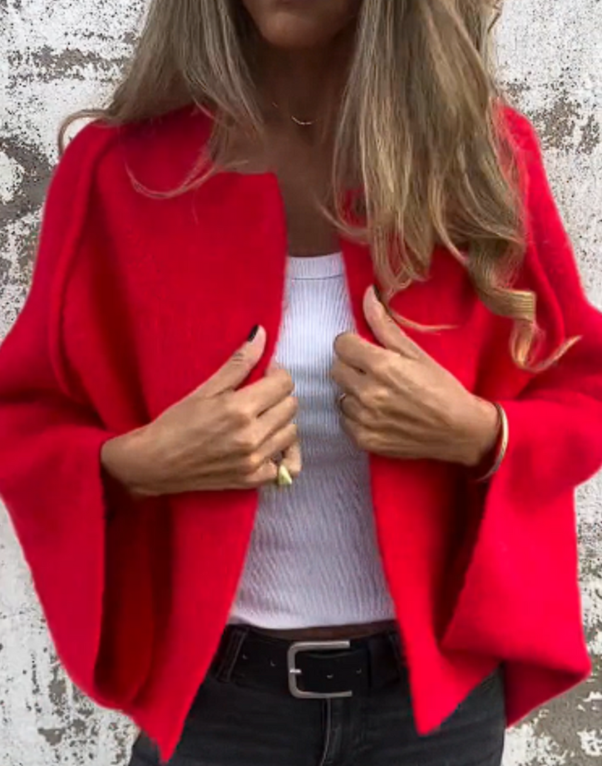 Cardigan Ouvert Femme en Maille Premium Oversize – Couche Chaude et Luxueuse