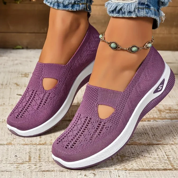Chaussures confort femme slip-on – Respirantes avec semelle légère pour tous les jours