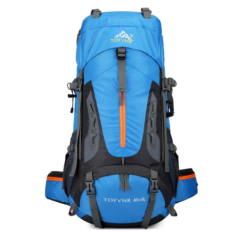 Sac à dos de randonnée étanche 60L – Grand sac extérieur pour camping, trekking et voyage