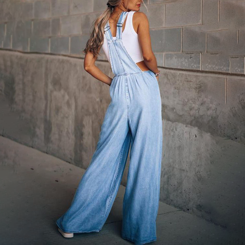 Combinaison en jean pour femme