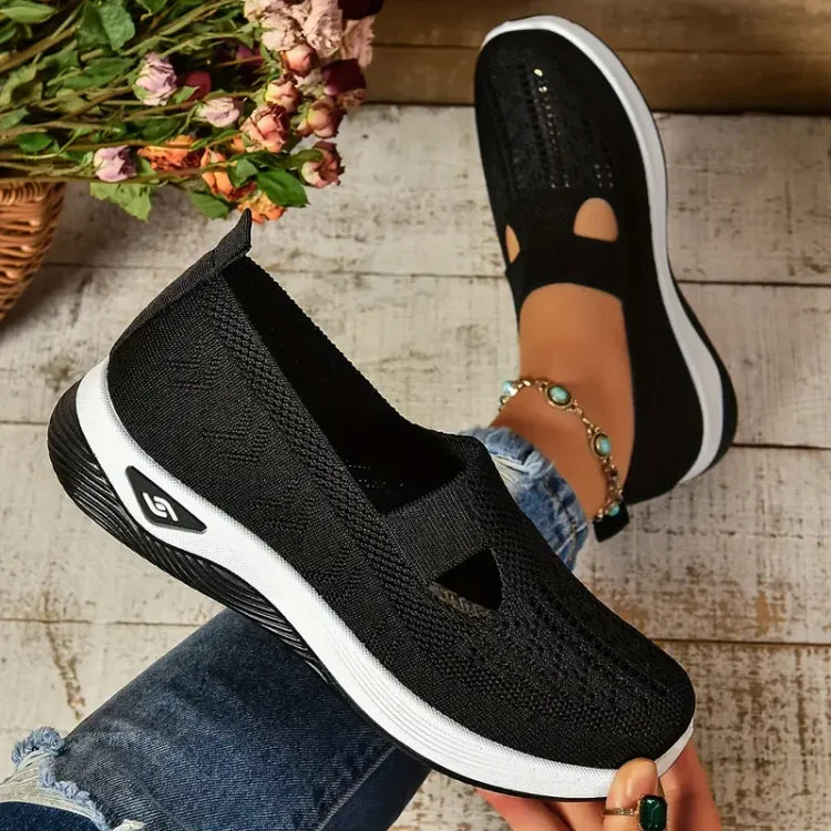 Chaussures confort femme slip-on – Respirantes avec semelle légère pour tous les jours