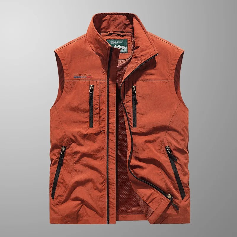 Gilet utilitaire décontracté léger pour homme - Pour la pêche, le Gilet utilitaire décontracté léger pour homme - Pour la pêche, le