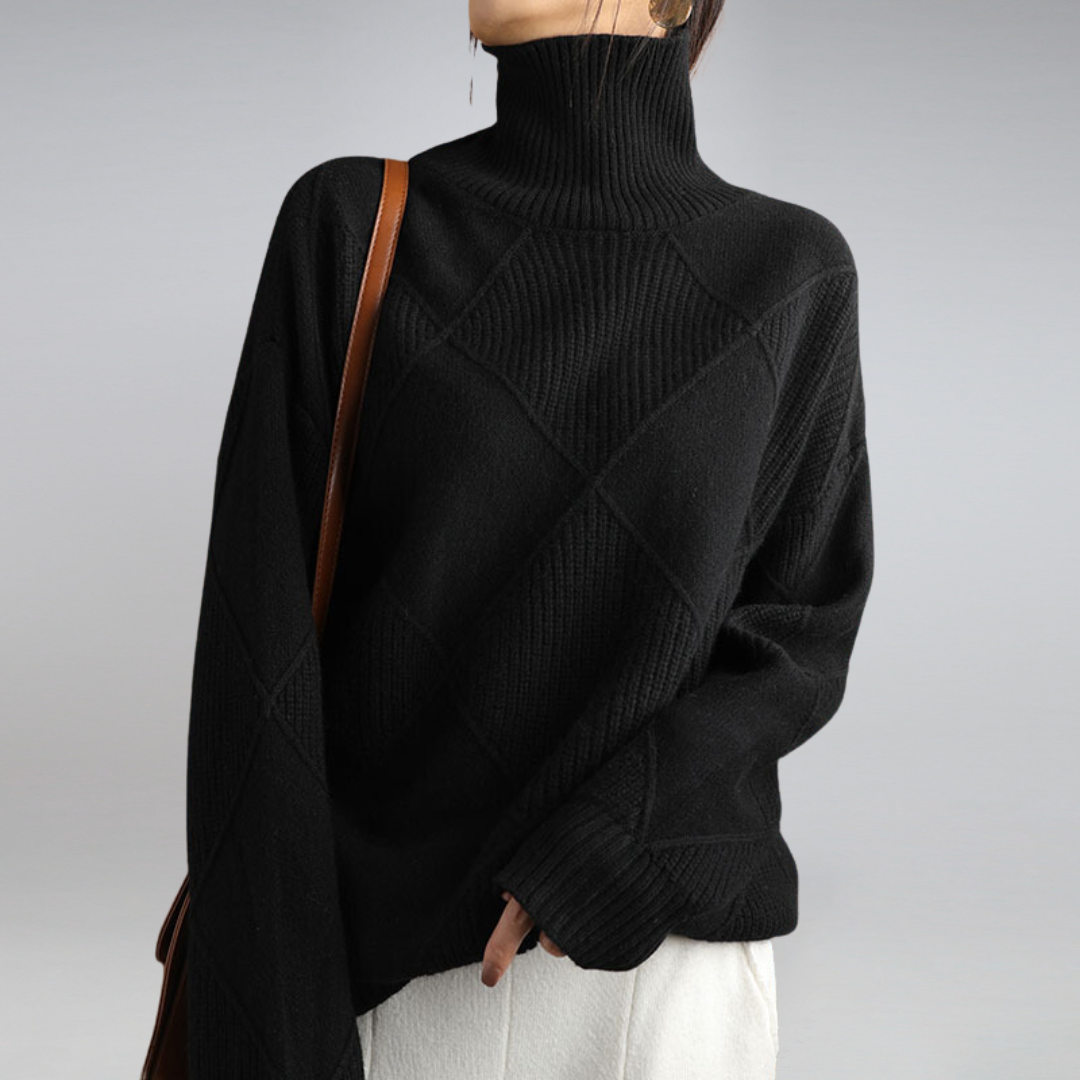 Pull à Col Roulé Chaleureux pour Femme