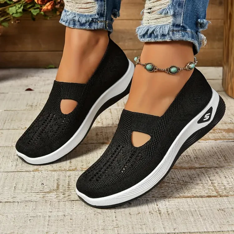 Chaussures confort femme slip-on – Respirantes avec semelle légère pour tous les jours