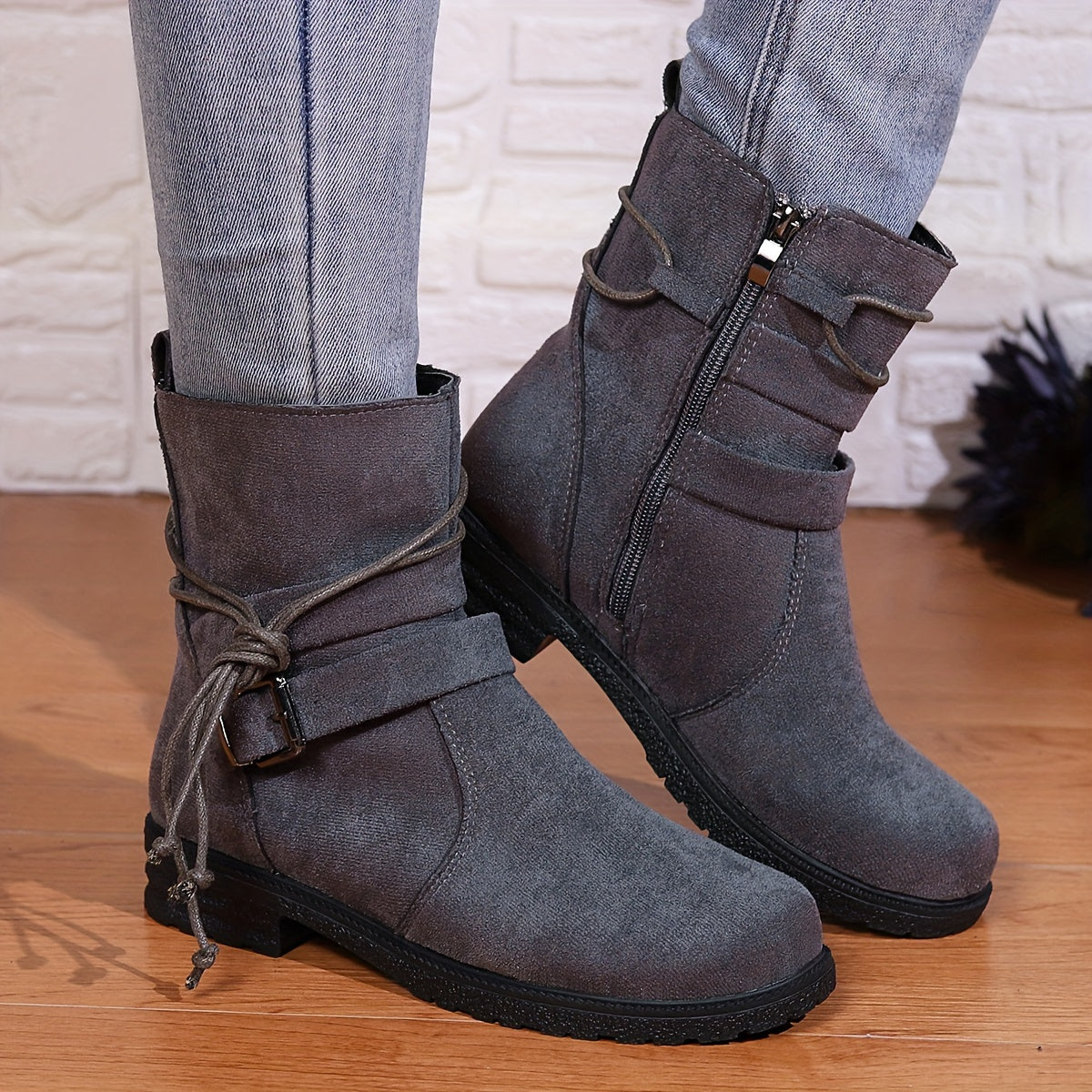 Bottes pour femmes en cuir confortables