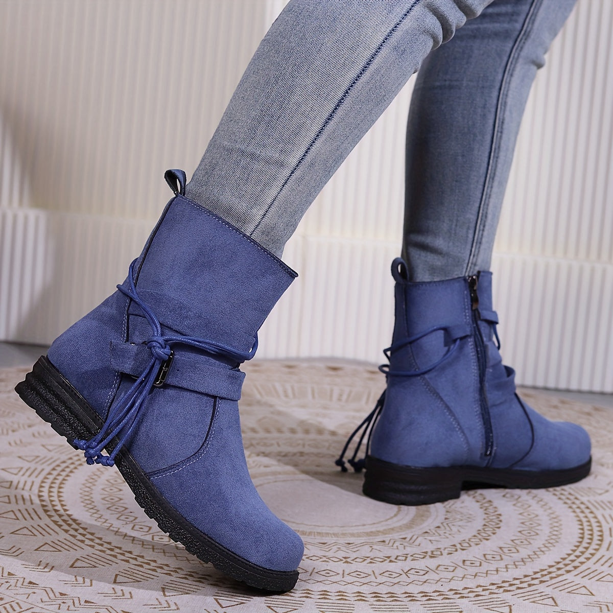 Bottes pour femmes en cuir confortables