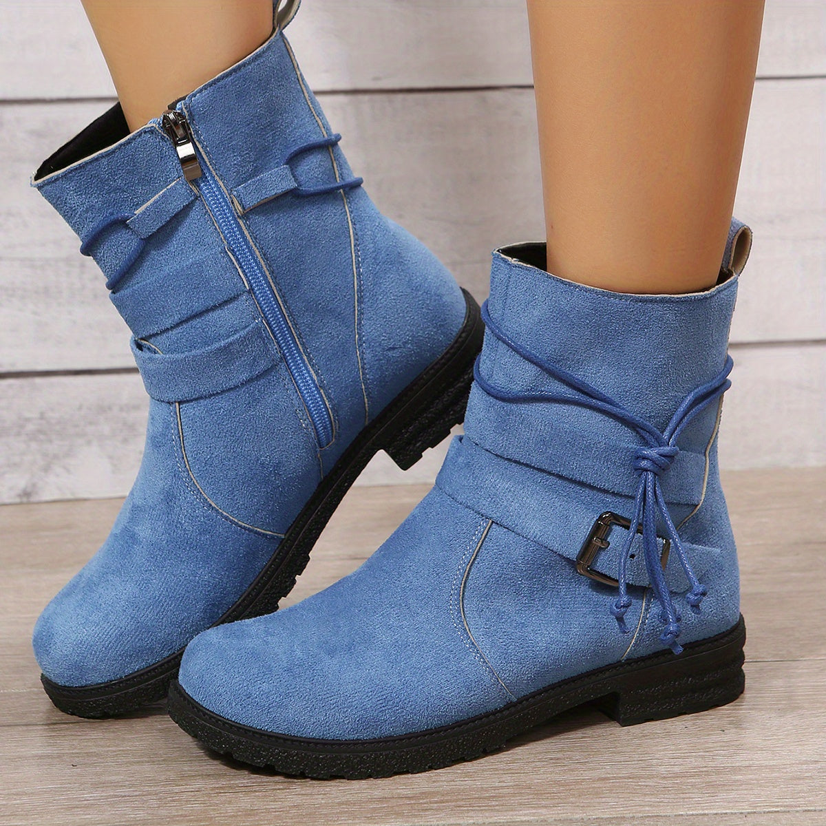 Bottes pour femmes en cuir confortables