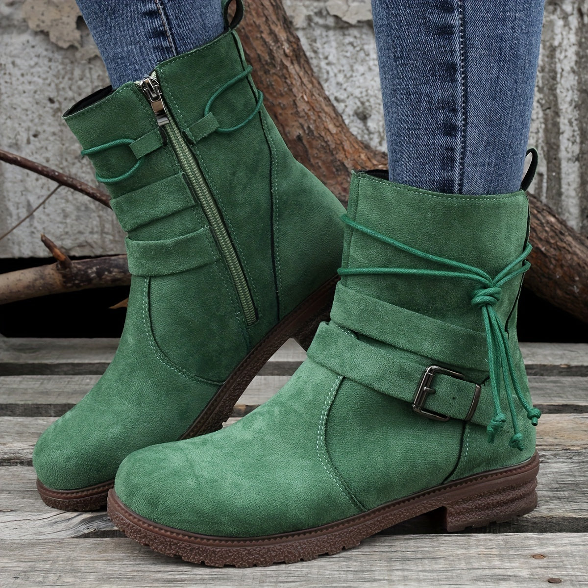 Bottes pour femmes en cuir confortables