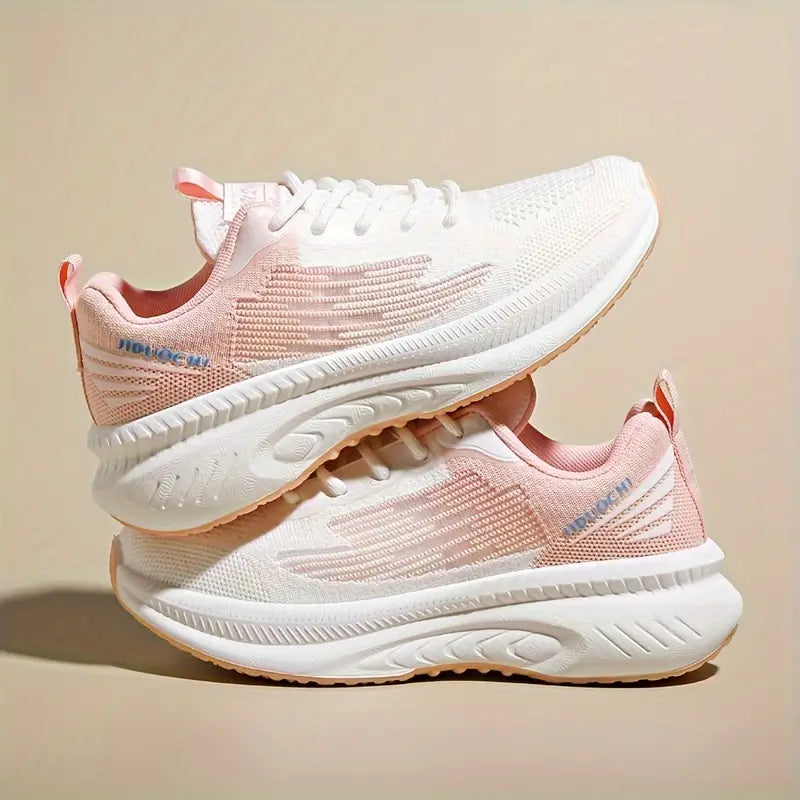 Baskets Orthopédiques Roses Respirantes Femme – Confort, Légèreté, Maintien