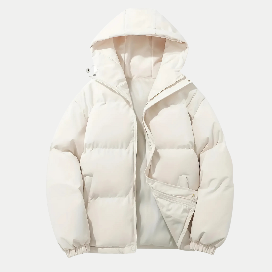 Veste bombardier classique d'hiver pour hommes avec capuche