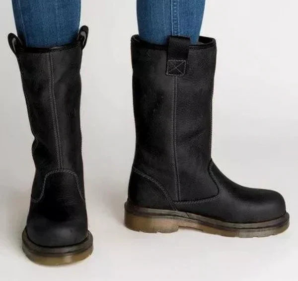 Bottes élégantes et confortables pour femme en hiver
