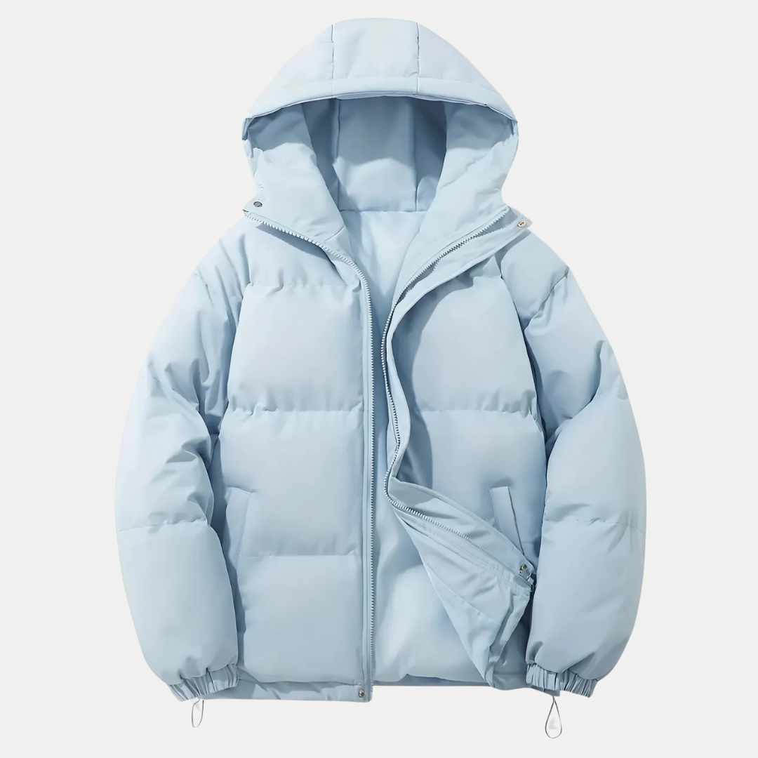 Veste bombardier classique d'hiver pour hommes avec capuche