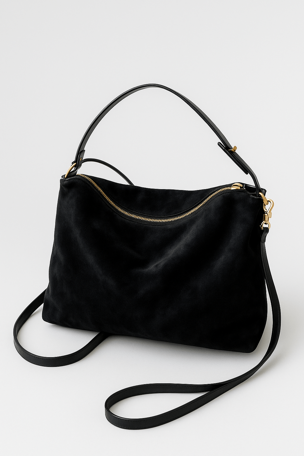Sac bandoulière en daim pour femme – Élégant et stylé au quotidien, idéal pour les voyages et le travail