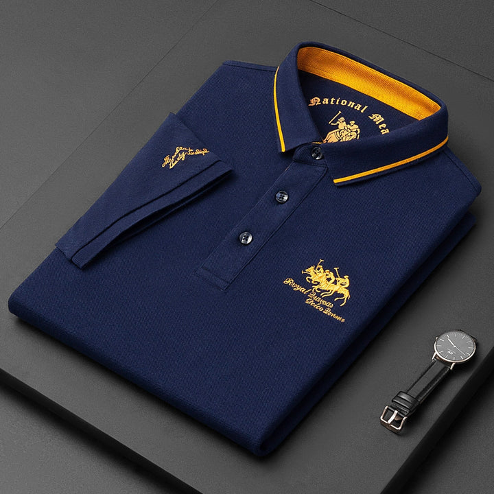 Men's Premium Polo Elegant Stylish Luxury – Breathable, Classic Fit, Soft Cotton, Casual Shirt