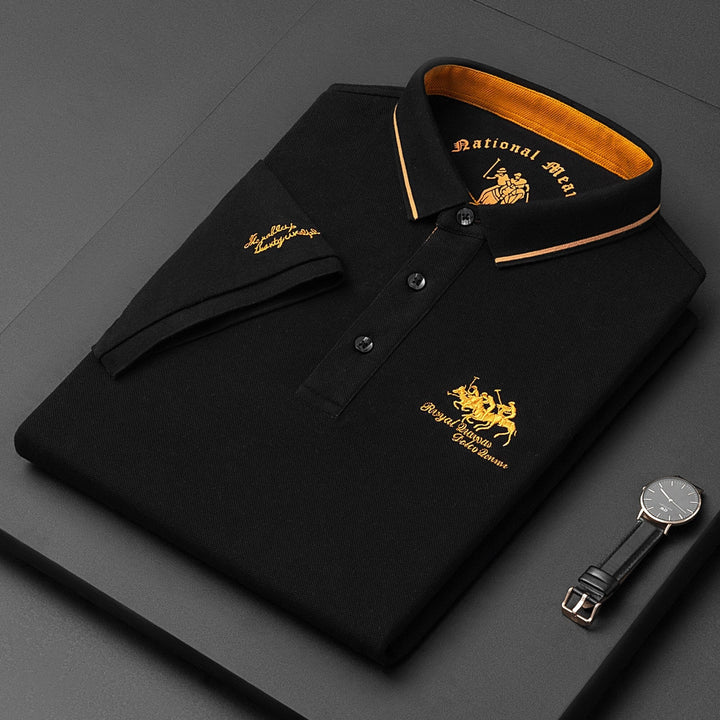 Men's Premium Polo Elegant Stylish Luxury – Breathable, Classic Fit, Soft Cotton, Casual Shirt