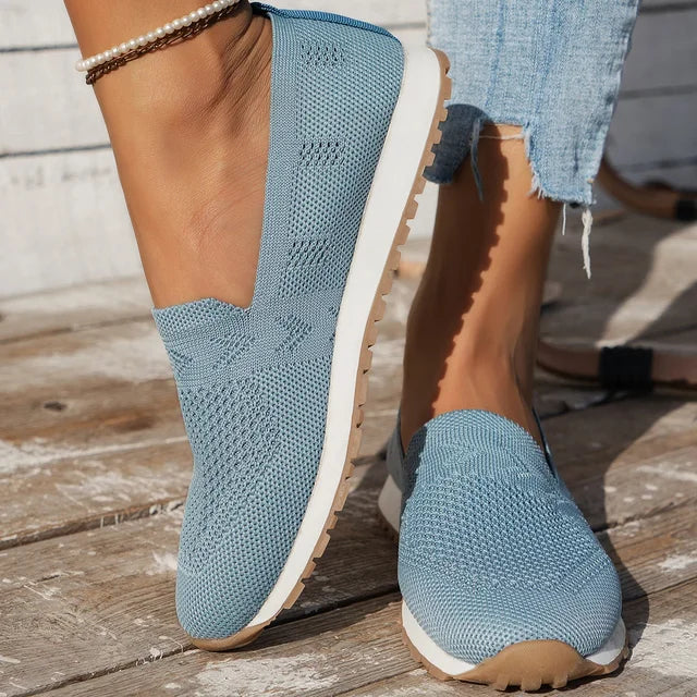 Mocassins en maille confort pour femmes