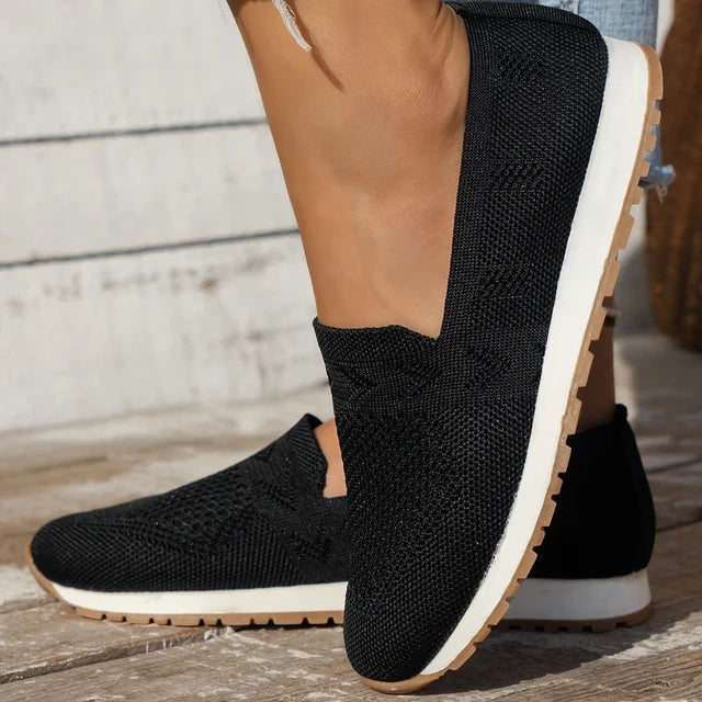 Mocassins en maille confort pour femmes