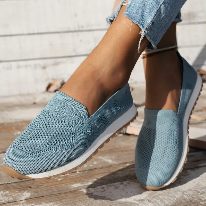 Mocassins en maille confort pour femmes