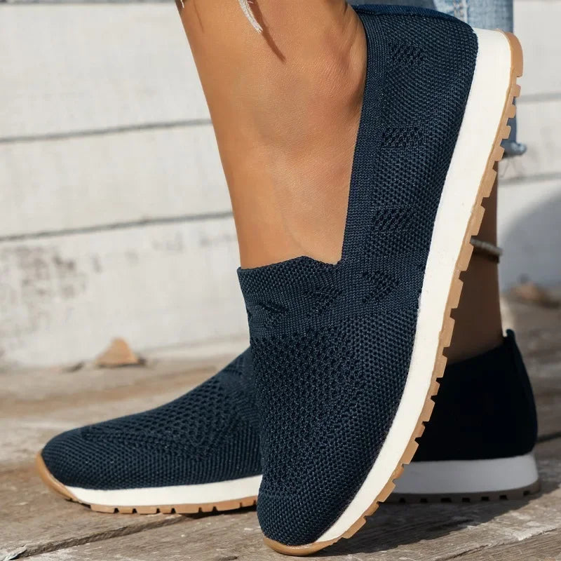 Mocassins en maille confort pour femmes