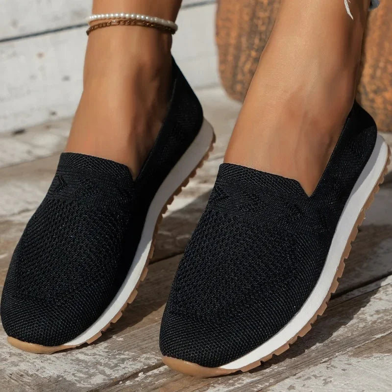 Mocassins en maille confort pour femmes
