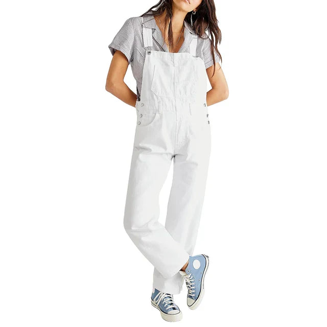 Combinaison en jean pour femme pour un look estival chic et décontracté