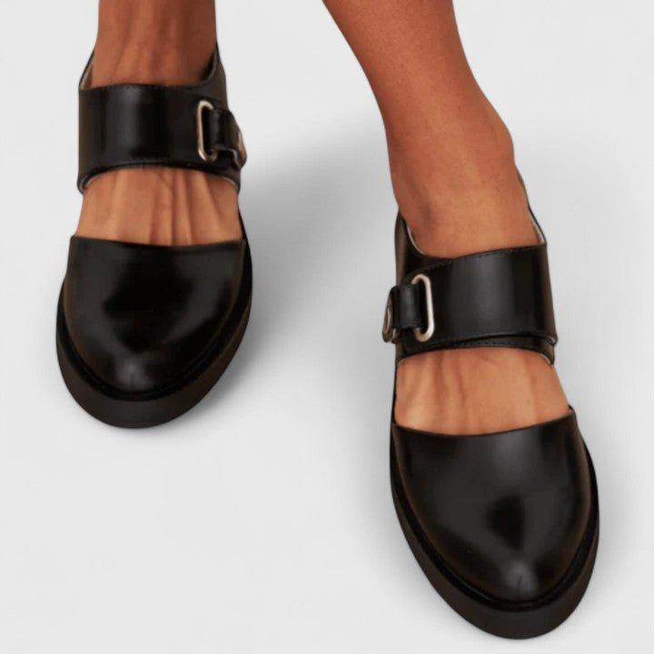 Women's Mary Jane Shoes with Thick Sole - Chic and Comfortable