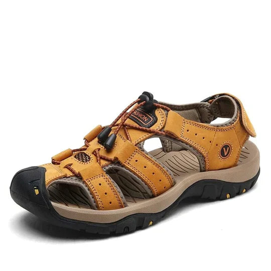 Sandales confortables pour hommes - Lanières réglables - Semelle antidérapante rembourrée