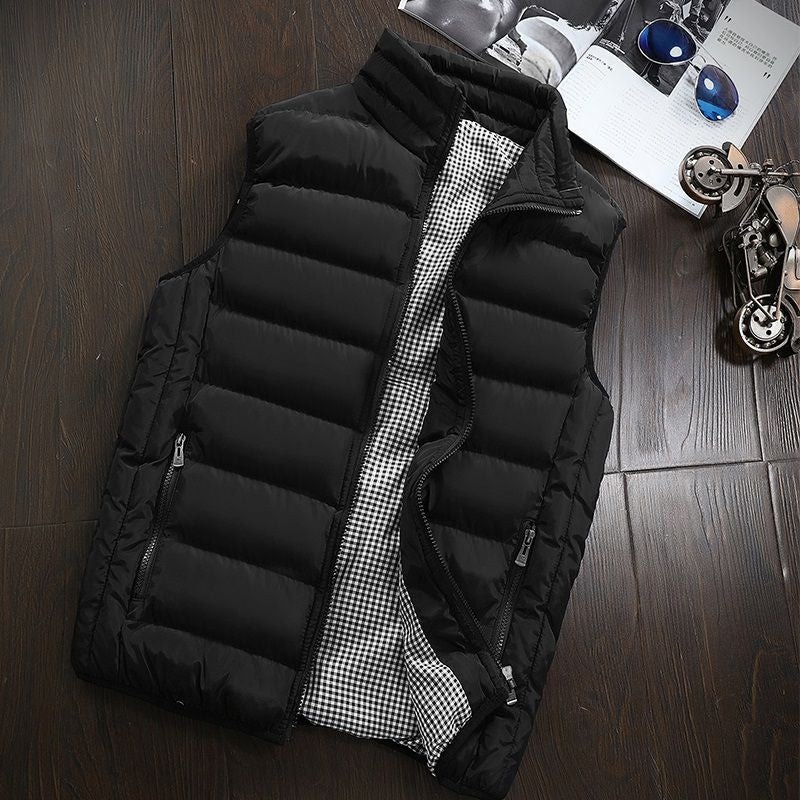 Gilet Matelassé Imperméable pour Homme – Veste Décontractée et Chaude