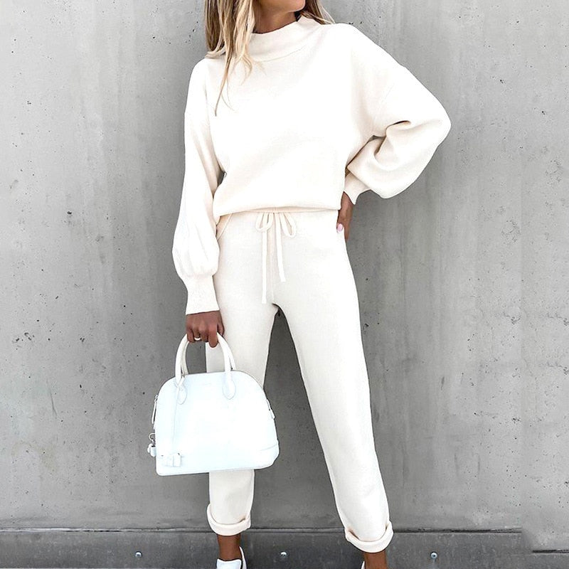 Ensemble de survêtement deux pièces élégant et confortable pour femme