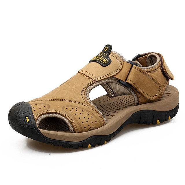 Sandales en cuir | Sandales confortables et élégantes pour homme