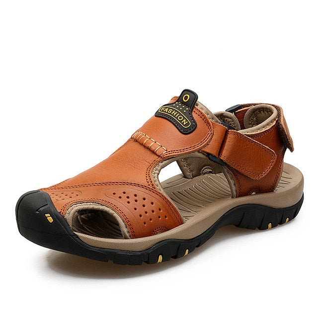 Sandales en cuir | Sandales confortables et élégantes pour homme
