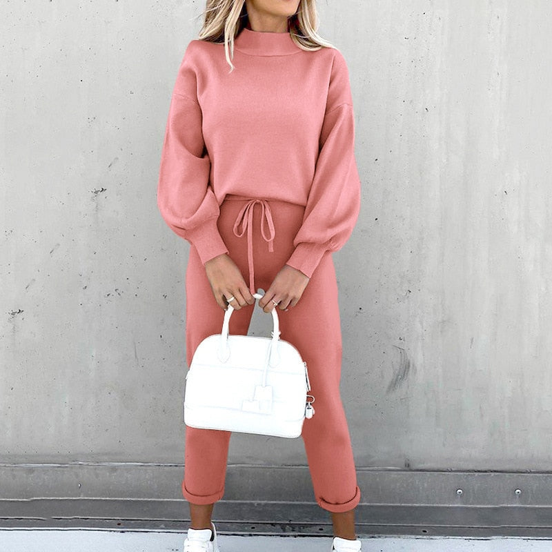 Ensemble de survêtement deux pièces élégant et confortable pour femme